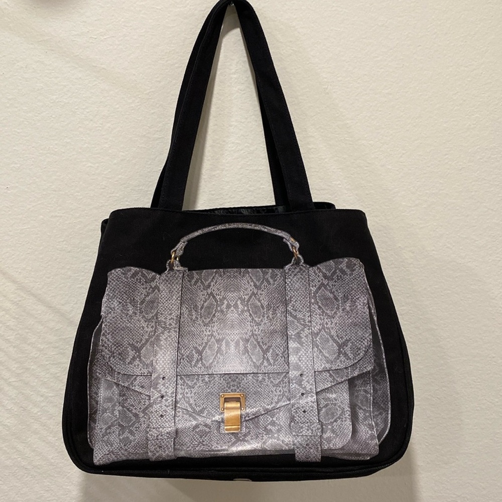 Thursday Friday Canvas Tote Proenza Schouler Print